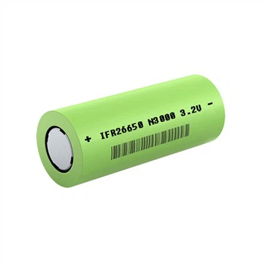 26650 3.2V3000mAh LiFePO4 Celda de batería