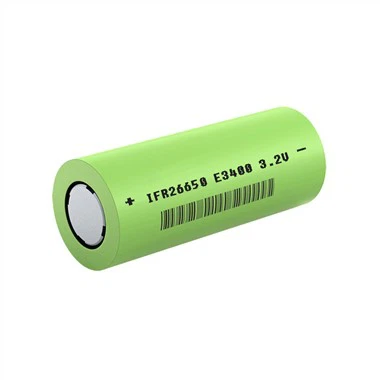 26650 3.2V3400mAh LiFePO4 Celda de batería